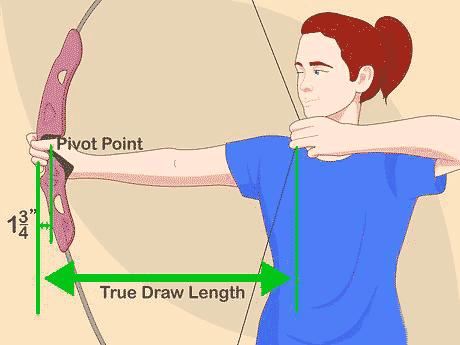Recurve-bow-draw-length