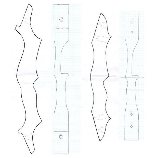 how to make a recurve bow riser design